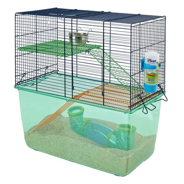 Ørkenrottebur Habitat 52X52.5X26cm med høy bunn