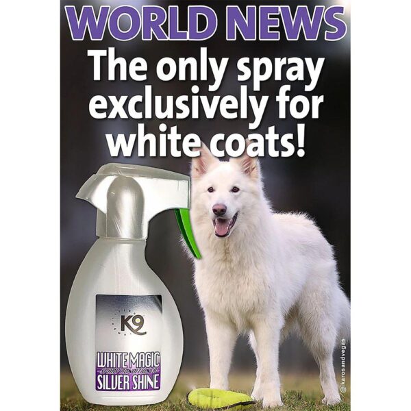 K9 Competition White Magic Leave In Silver Shine Balsamspray Hund