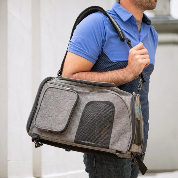 Transportveske Ryggsekk Sherpa 2 i1 svart