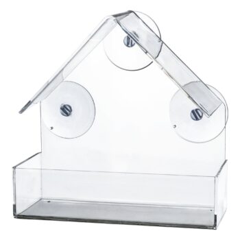 Utefuglautomat til vindusrute m/sugekopper 225ml 15x15x6cm