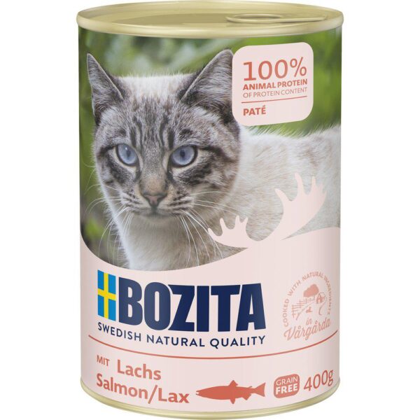 Bozita katt Feline Paté 400gr Laks