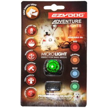 Ezydog Adventure Micro Lights Grønn