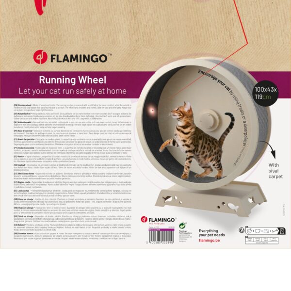 Flamingo Eksi - Løpehjul til katt