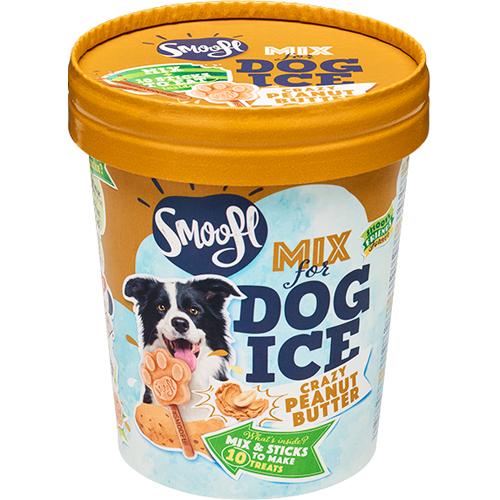 Smoofl Dog Ice Mix Hundeiskrem Peanøttsmak