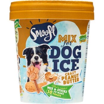 Smoofl Dog Ice Mix Hundeiskrem Peanøttsmak