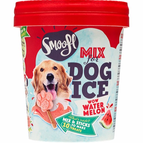 Smoofl Dog Ice Mix Hundeiskrem Vannmelon