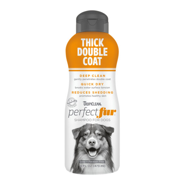 Tropiclean Perfect Fur Thick Double Coat Sjampo til hund